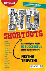 Cover of No Shortcuts: Rare Insights from 15 Successful Startup Founders